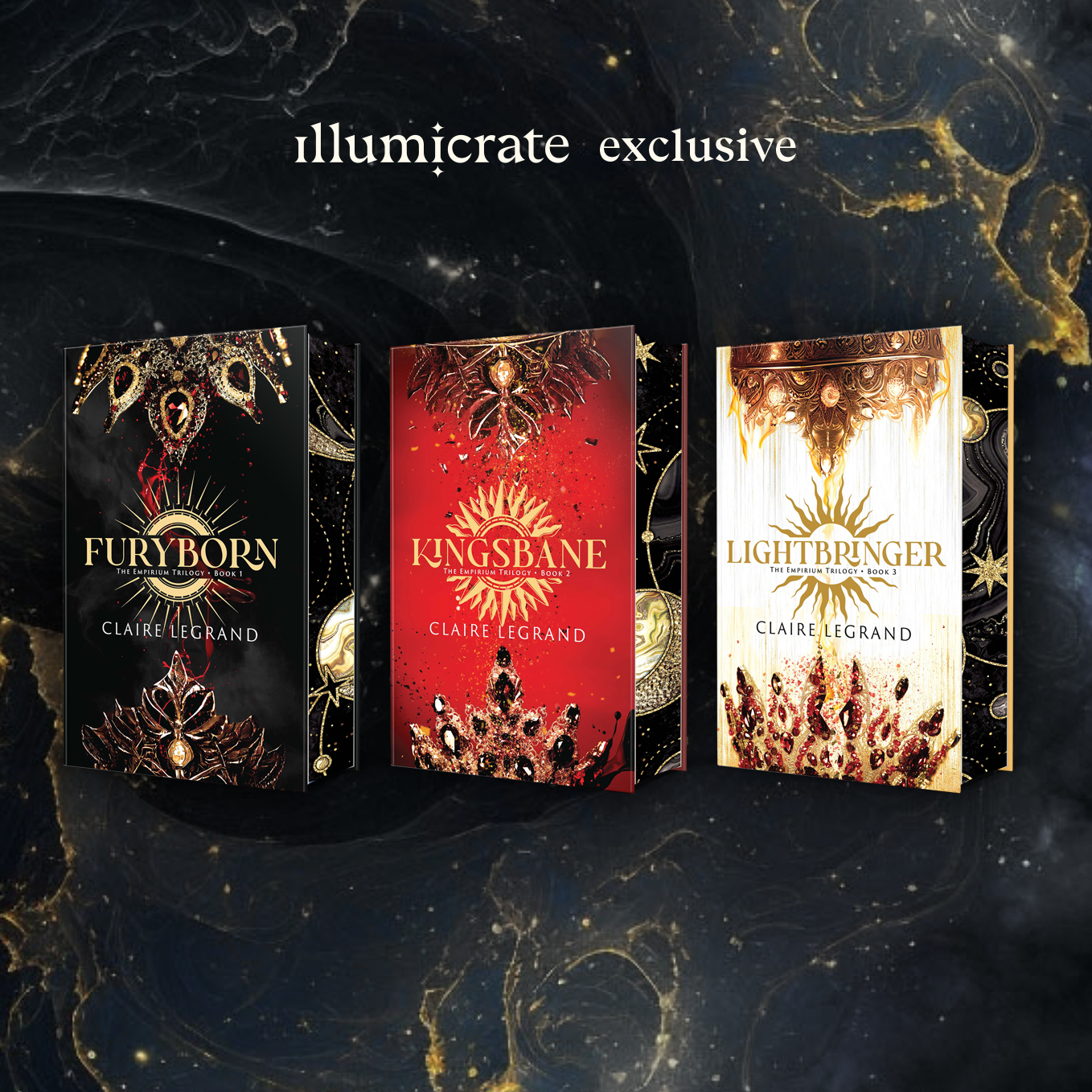 Illumicrate Exclusive: Empirium Trilogy by Claire Legrand - Illumicrate